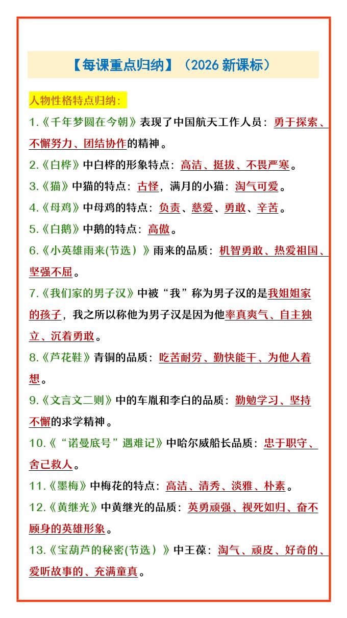 四年级下册语文第5-8单元词语专项练习题电子版